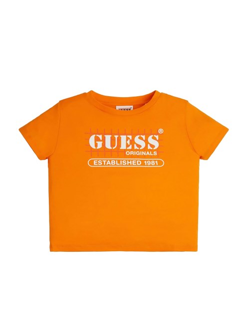 Camiseta Con El Logo De Guess Originals (niños De 8 A 14 Años)