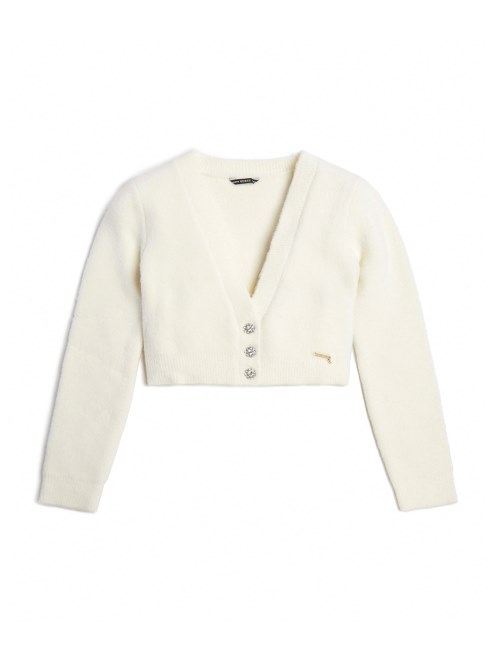 Cárdigan Fuzzy Blanco Sal (716) Adivinar