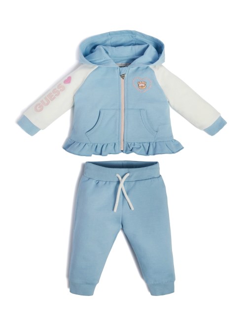 Top Y Pantalones De Oso Con Capucha (0-24 M) Baby Sky Guess