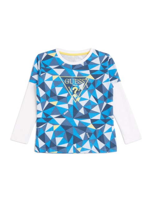 Conjunto De Camiseta Y Pantalones Con Capas Geométricas Guess (2-6) Triángulo Completo