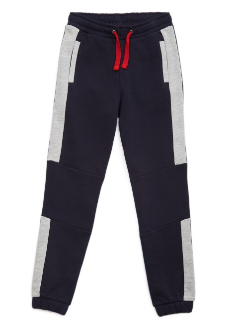 Jogger Combinados Guess Color-block Azul Y Gris (7-14)
