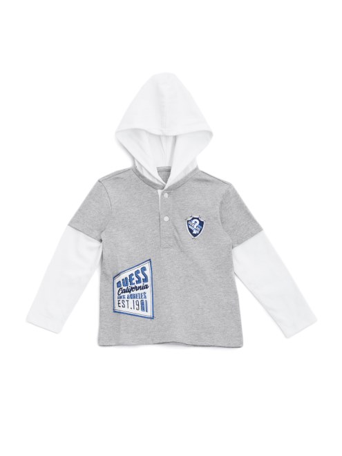 Camiseta De Manga Larga En Capas (2-7) Piedra Clara Brezo Adivinar