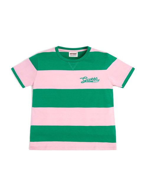 Camiseta De Rayas Guess Originals (niños De 8 A 14 Años)