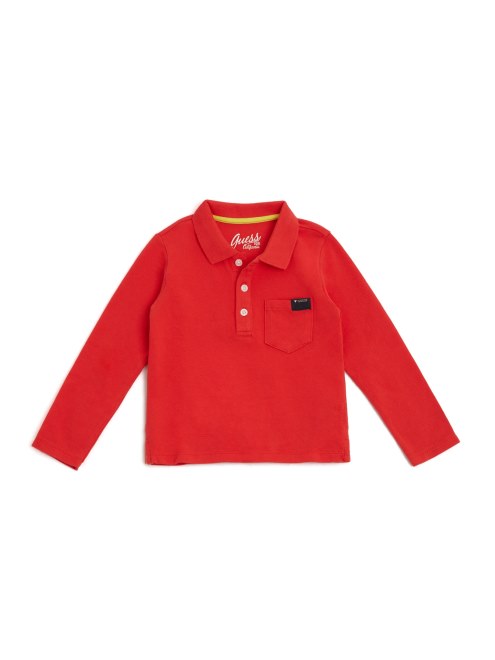 Polo De Manga Larga (0-24 M) Adivinar Flor De Coral