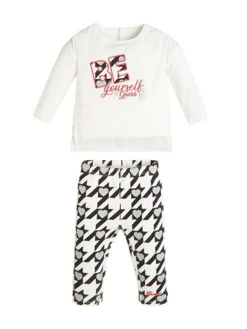Conjunto De Camisa Y Pantalón Blanc/scuffy Be Yourself (0-24 Meses) Guess