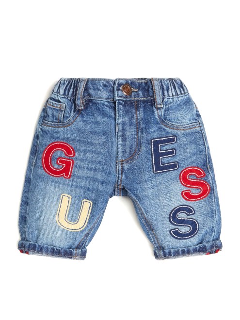 Jeans Multicolor Con Logo Lavado Y Parche Con Logo (2-7) Guess