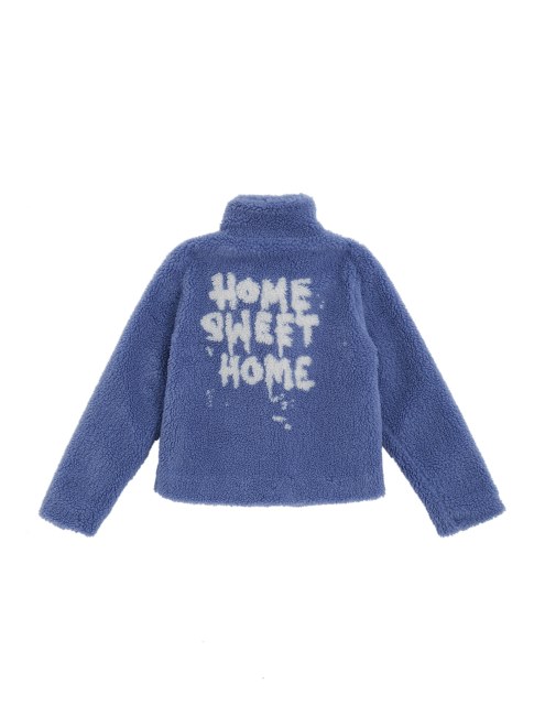 Chaqueta Motera De Sherpa Sintetica Daria (niños De 7 A 16 Años) Azul Acero Guess