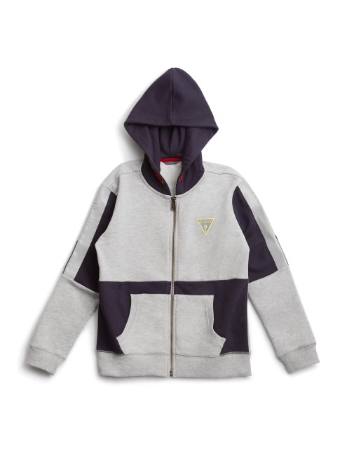 Light Stone Heather Guess Active Sudadera Con Cremallera (7-14)