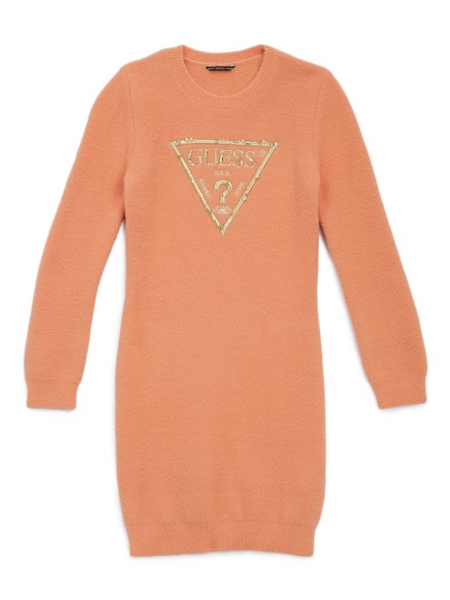 Vestido Tipo Jersey Con Logo (7-16) Guess Fuji Sunrise
