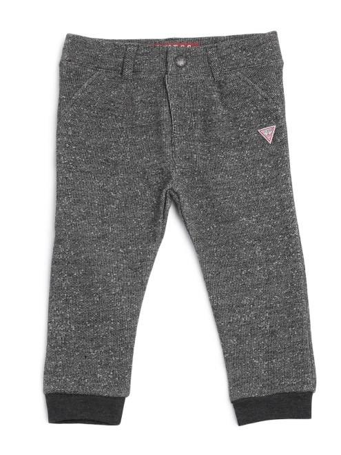Joggers De Peluche Guess De Tweed (0-24 M) Gris