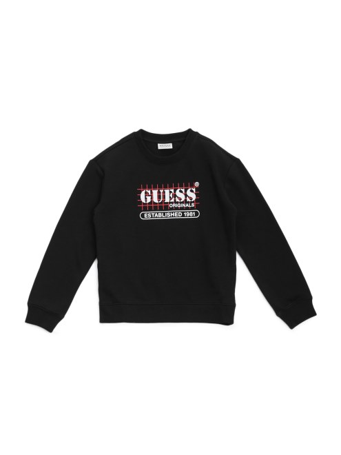 Sudadera Con Logo Guess Originals (2-14) Negro Azabache